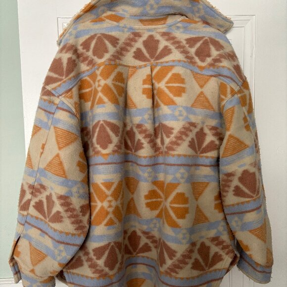 Free People Ruby Jacquard Fleece Jacket Small - Picture 2 of 3